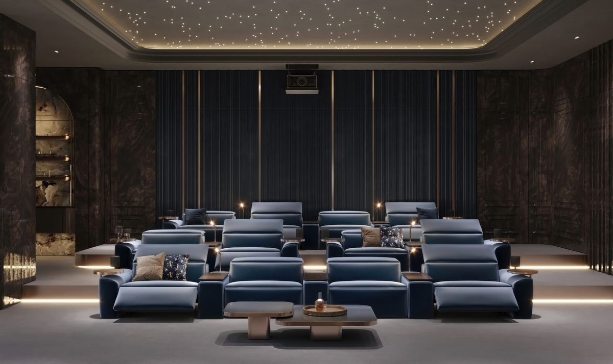 Private cinema, render
